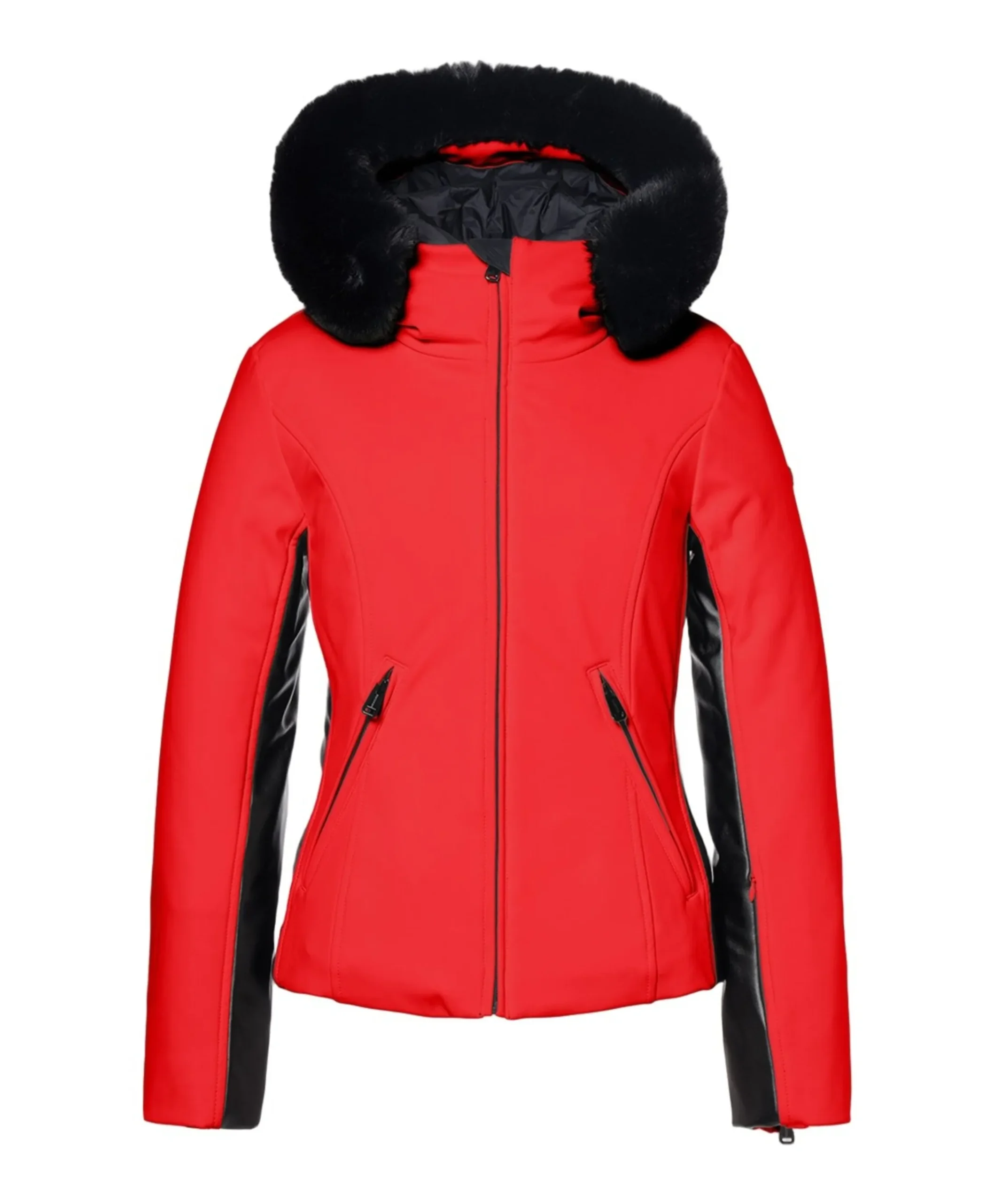 Dames ski-jas rood