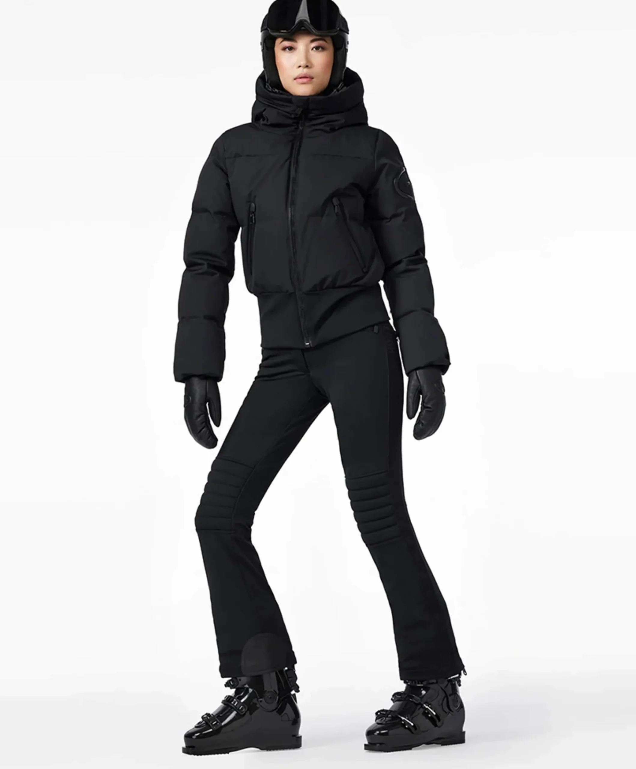 Dames ski-jas zwart