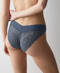 Dames slip blauw