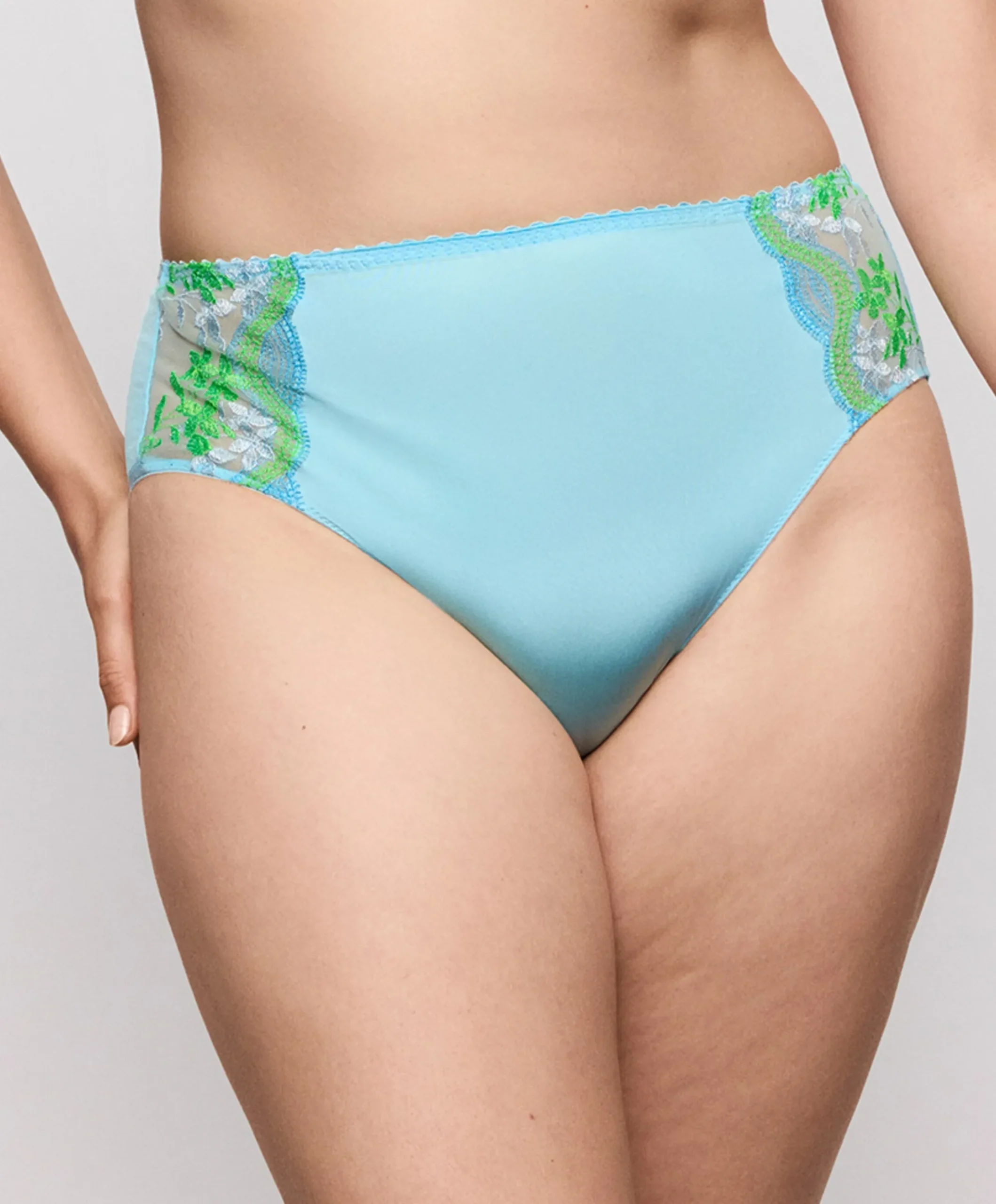 Dames slip blauw