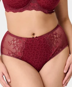 Dames slip bordeaux