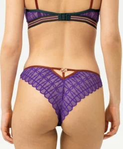 Dames slip paars
