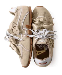 dames sneakers beige