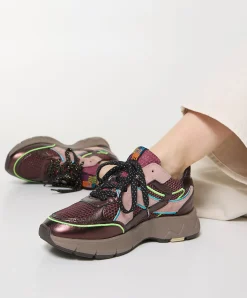 dames sneakers bordeaux