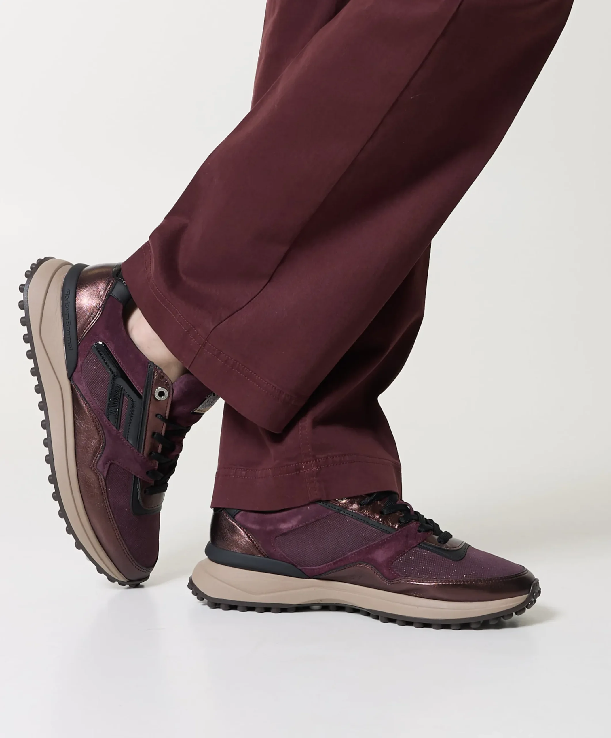 dames sneakers bordeaux