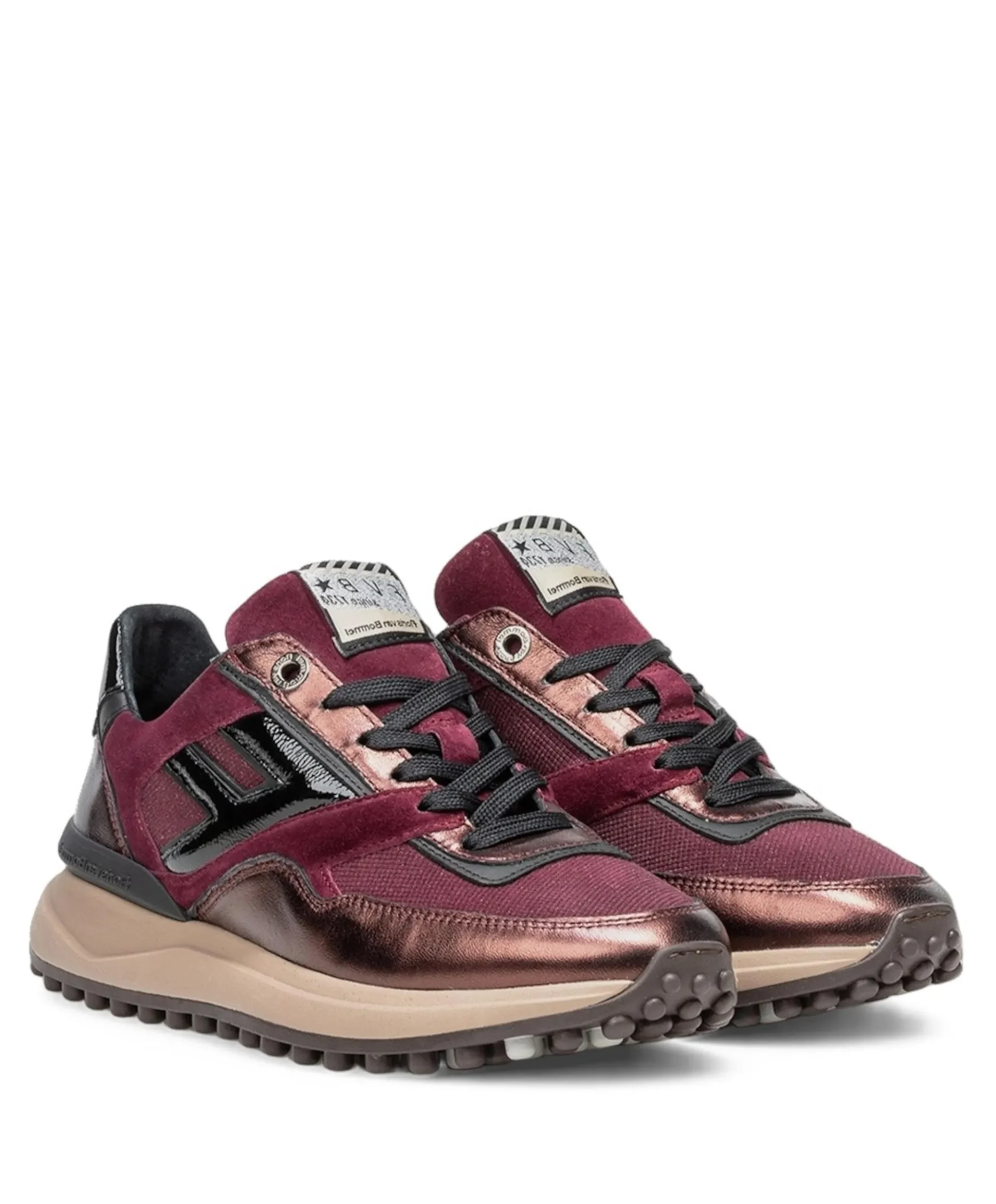 dames sneakers bordeaux