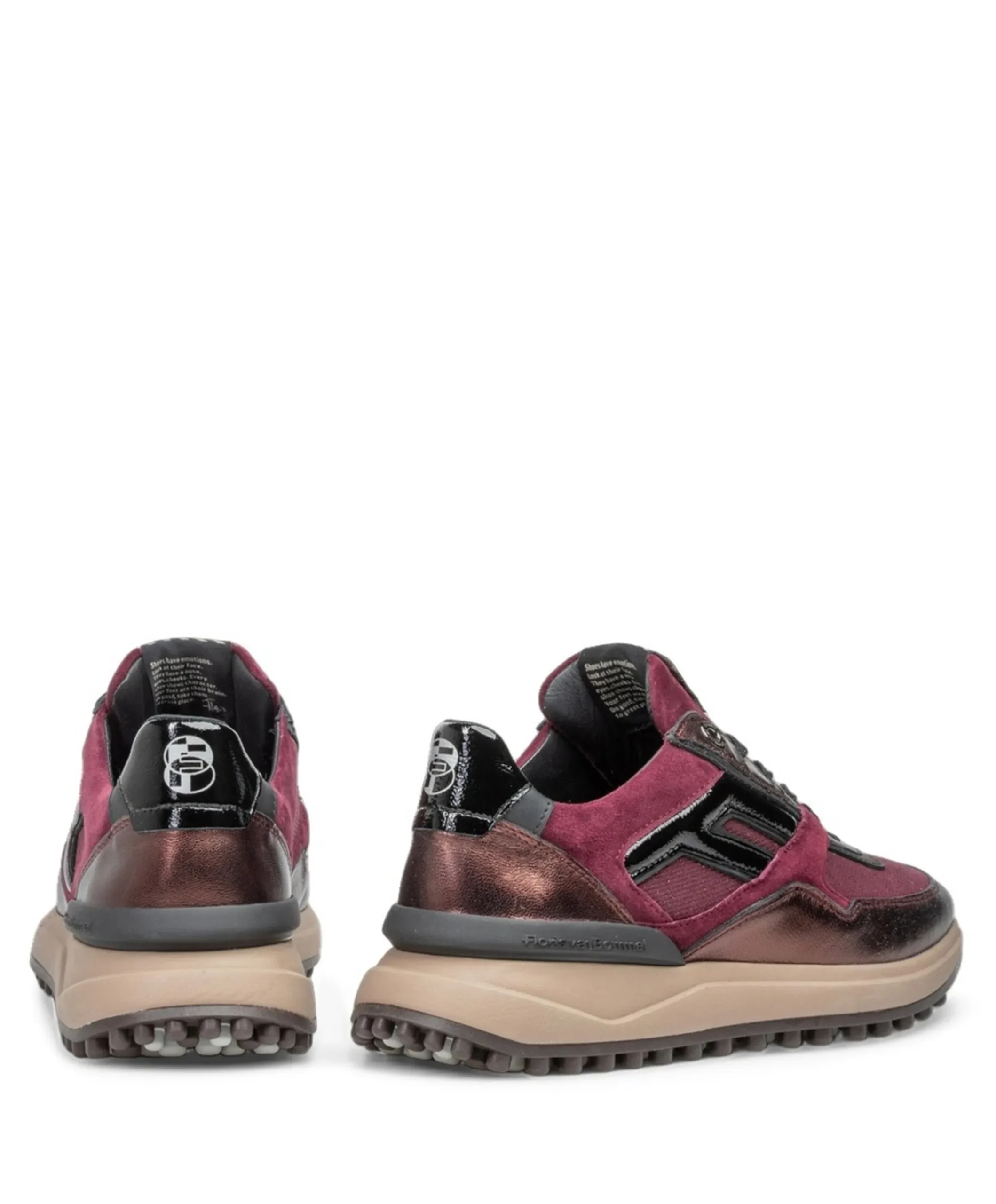 dames sneakers bordeaux