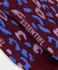 Dames sokken bordeaux