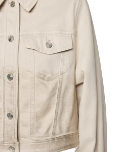 Dames spijkerjas beige