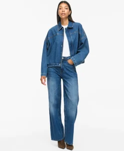 Dames spijkerjas blauw