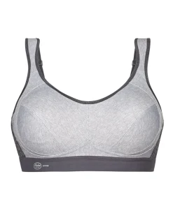 Dames sport bh grijs