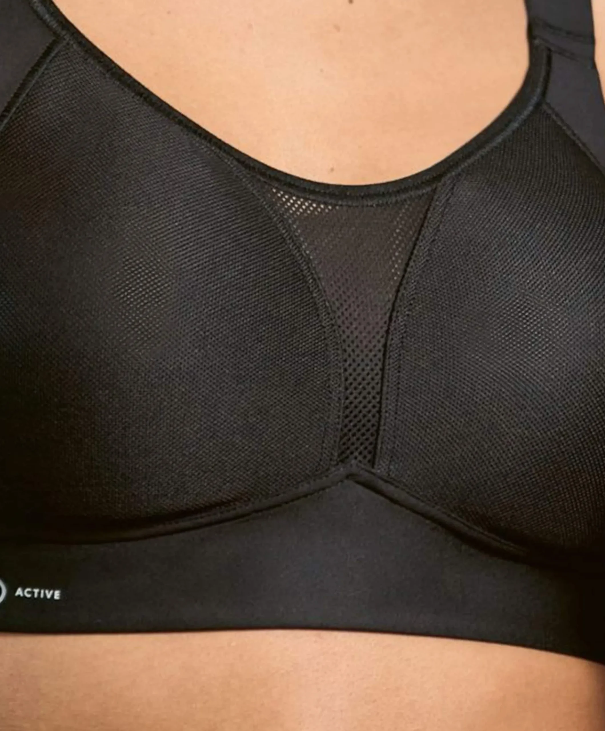 Dames sport bh zwart