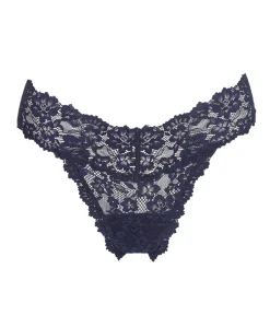 Dames string blauw
