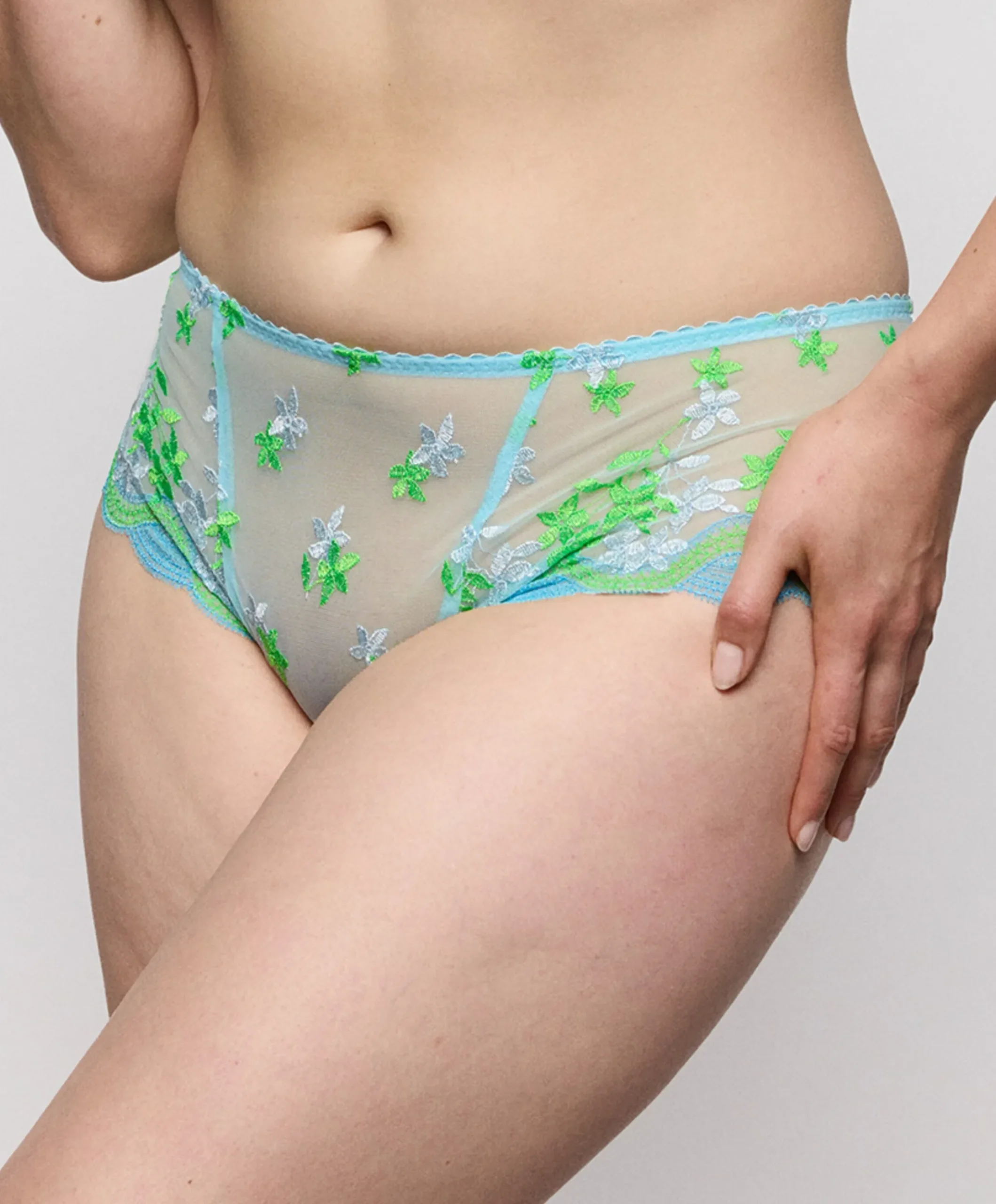 Dames string blauw