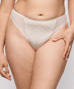 Dames string ecru