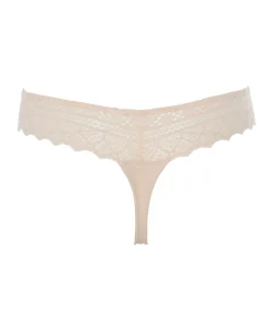 Dames string ecru