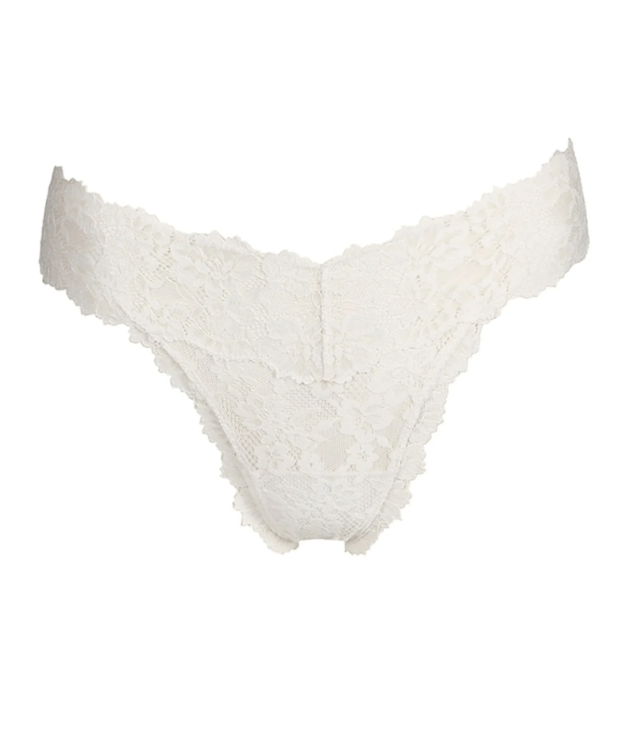 Dames string ecru