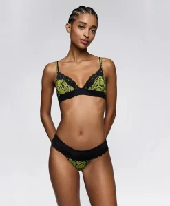 Dames string groen