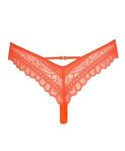 Dames string oranje
