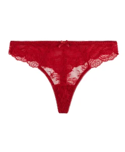 Dames string rood