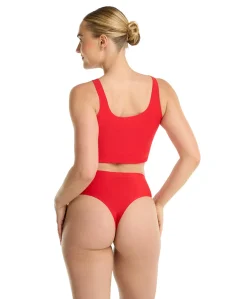 Dames string rood