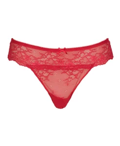 Dames string rood