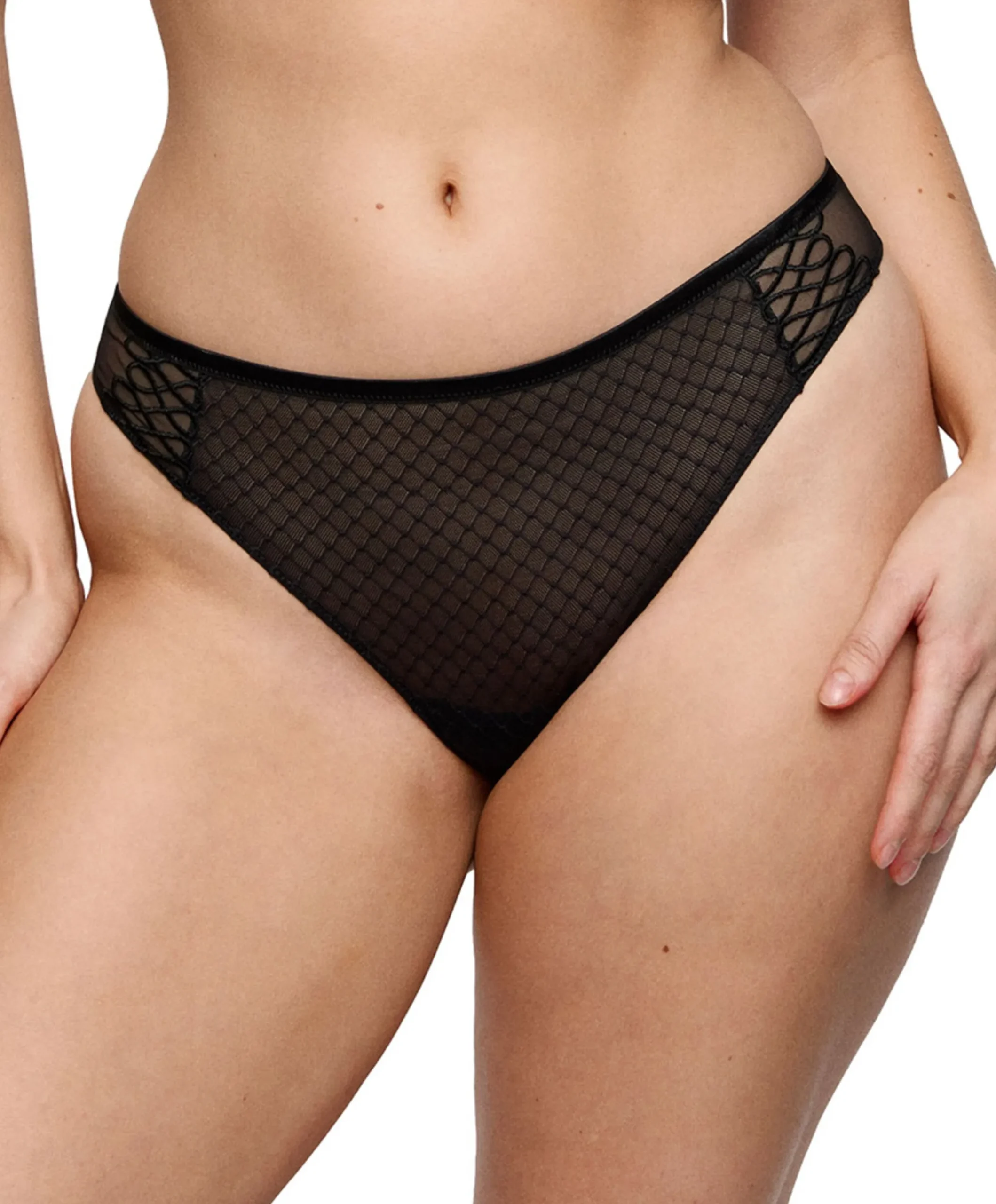 Dames string zwart