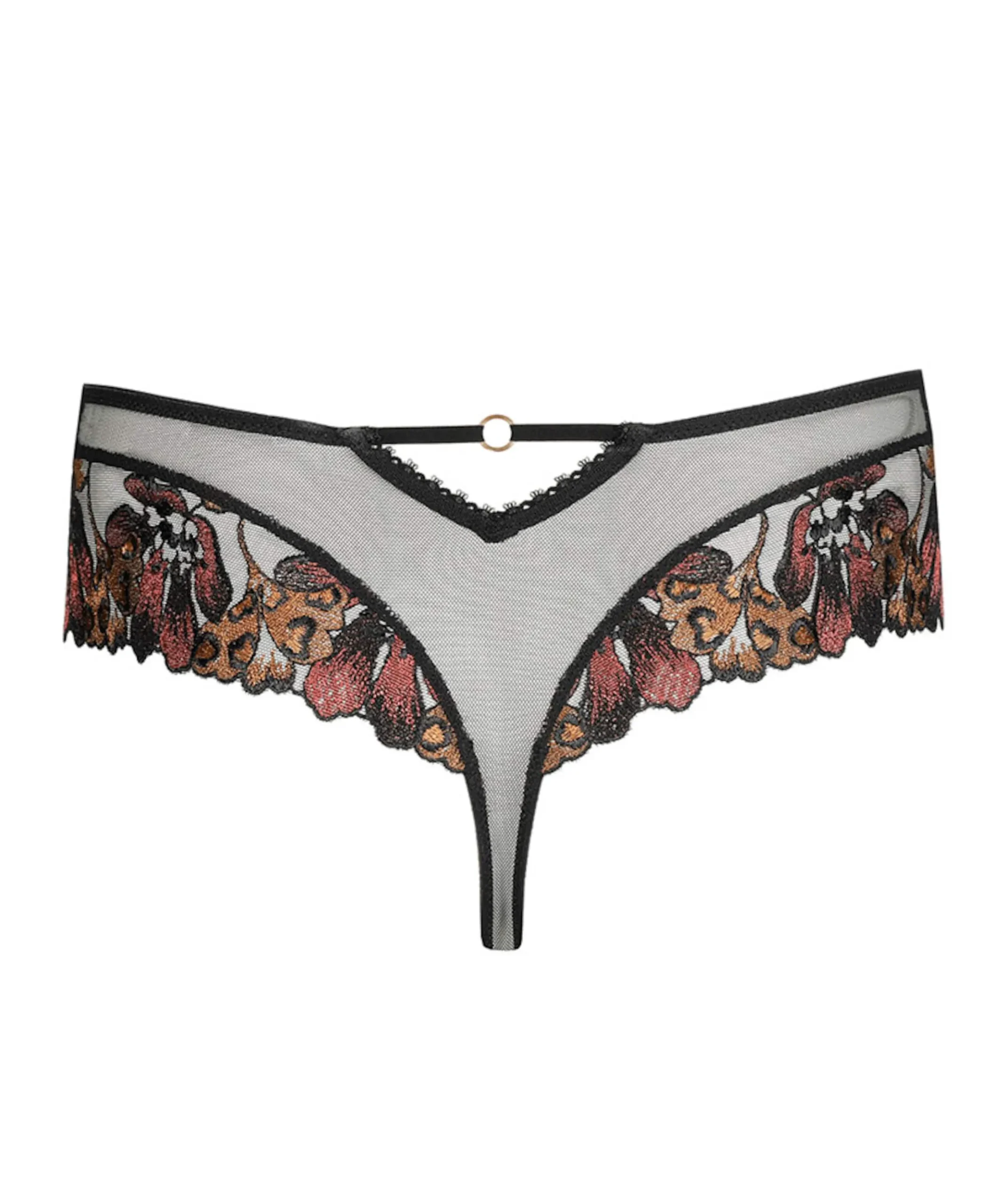 Dames string zwart