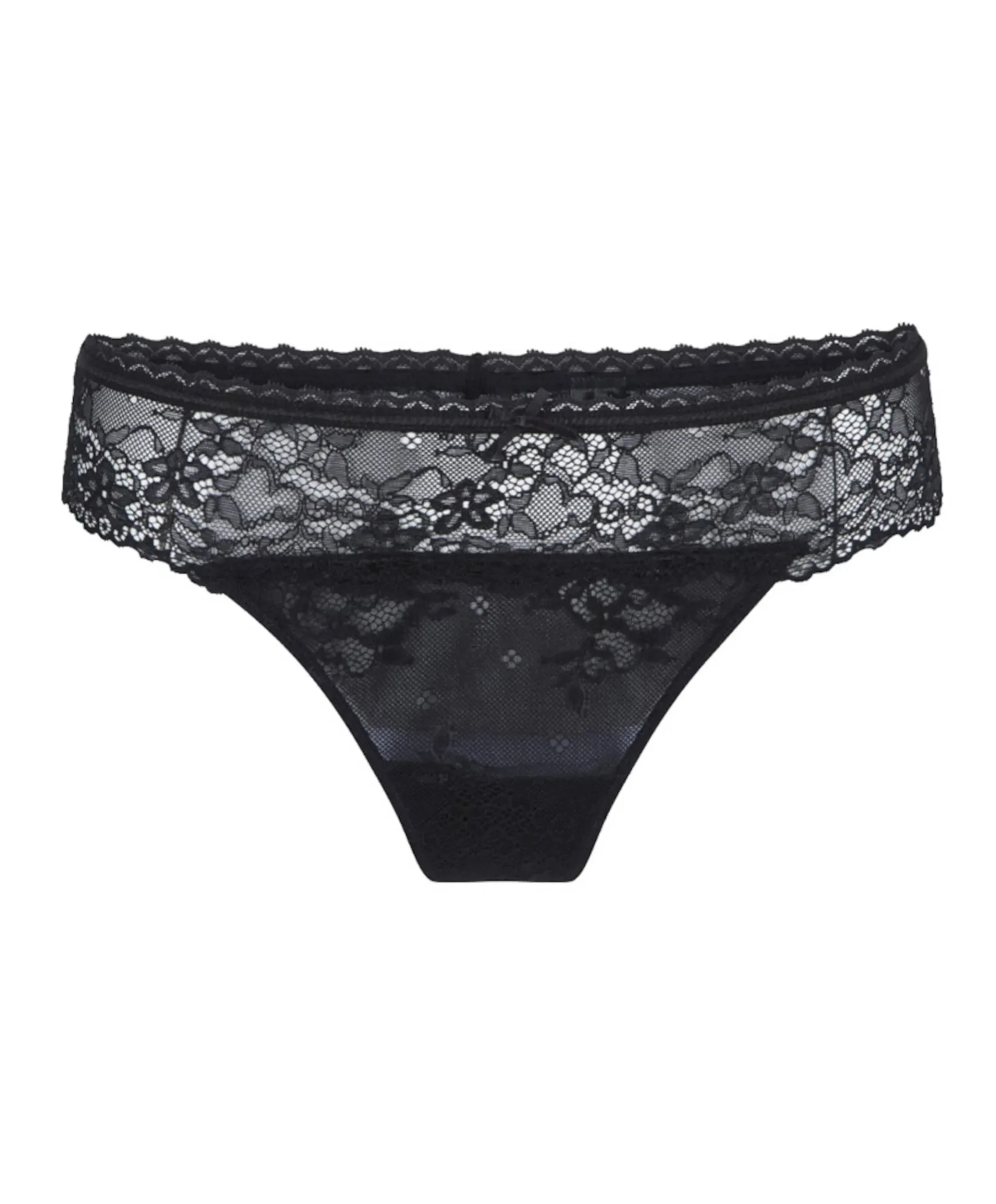 Dames string zwart