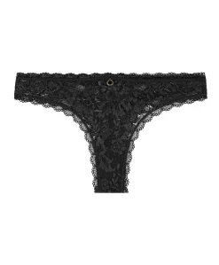 Dames string zwart