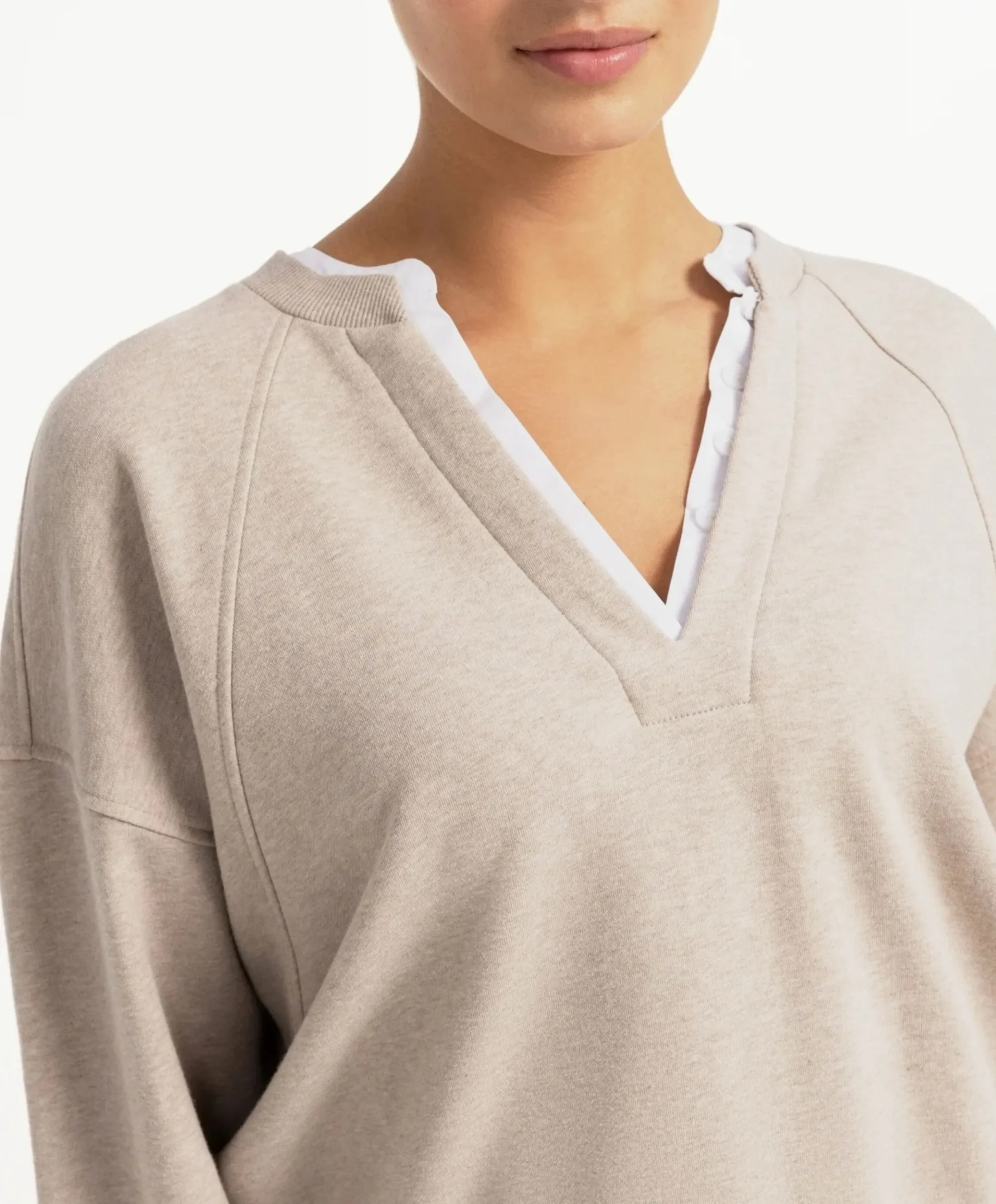 Dames sweater beige
