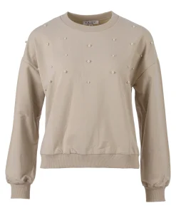 Dames sweater beige