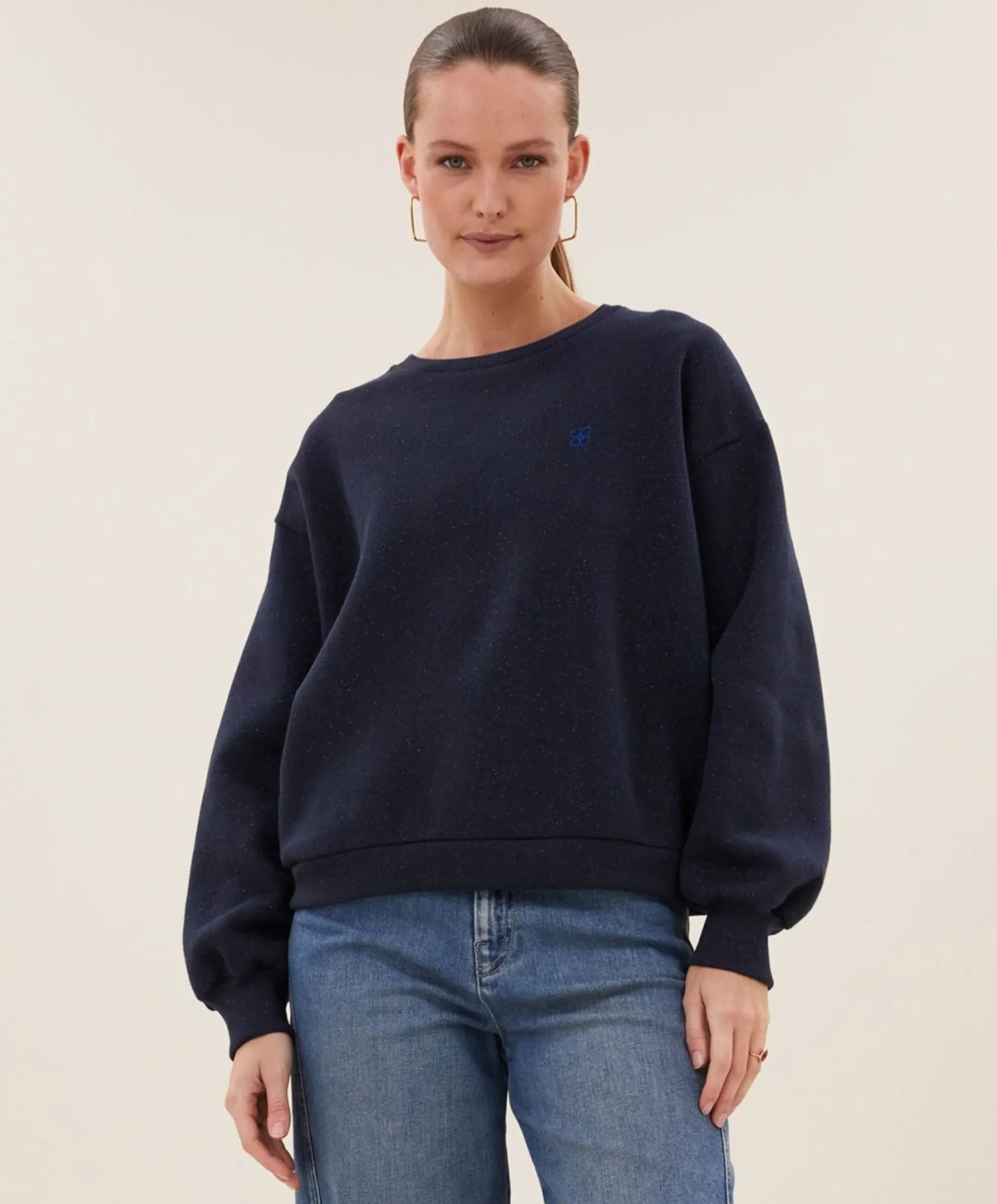 Dames sweater blauw