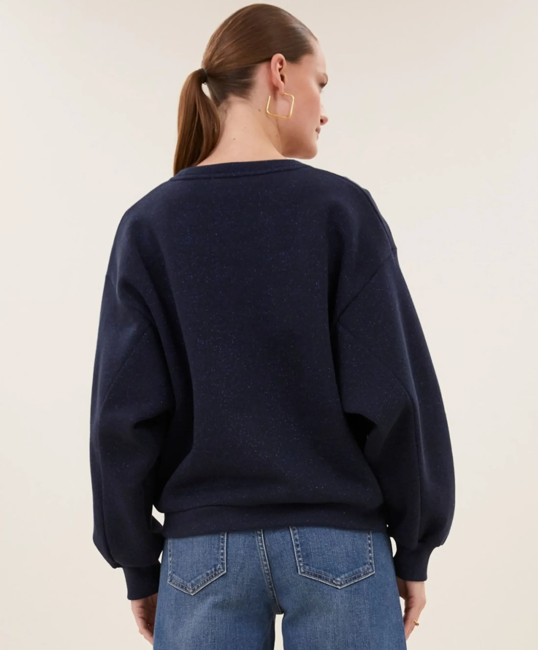 Dames sweater blauw