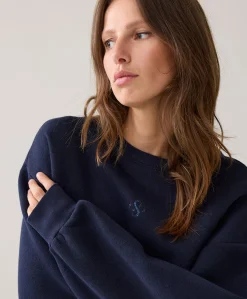 Dames sweater blauw