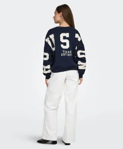 Dames sweater blauw