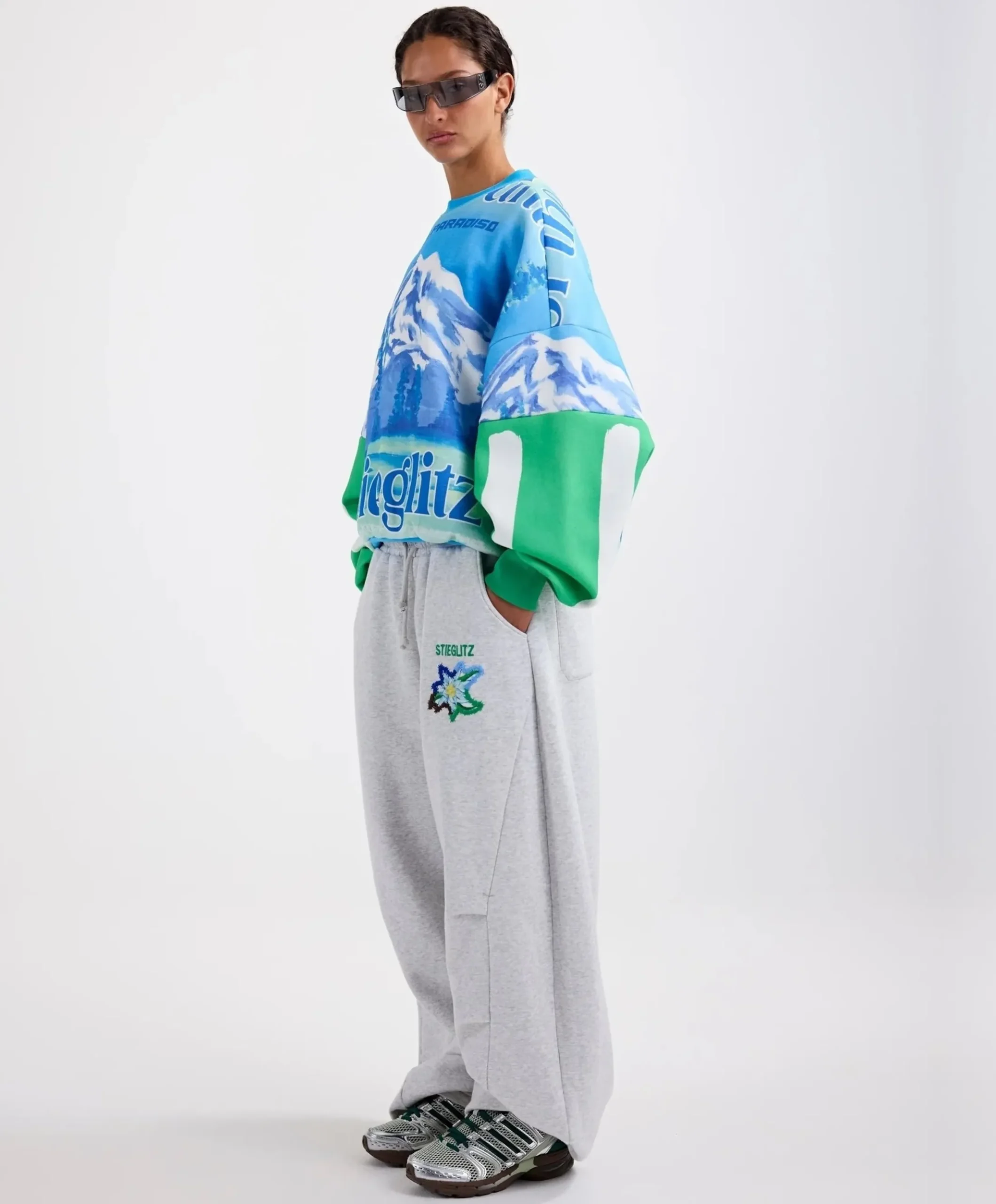 Dames sweater blauw