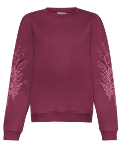 Dames sweater bordeaux