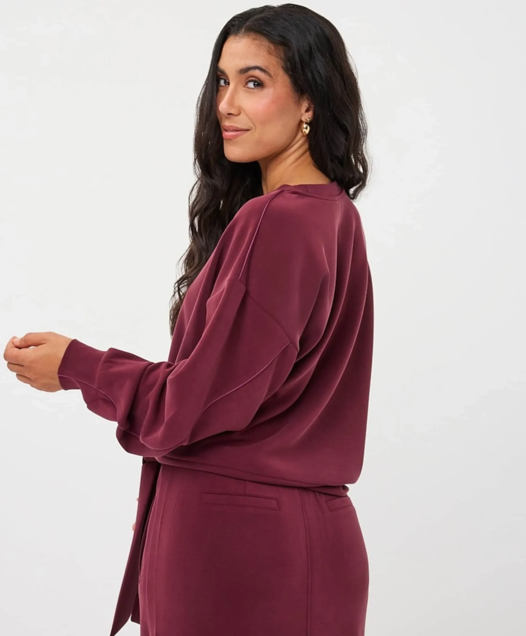 Dames sweater bordeaux