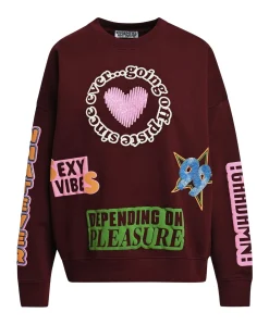 Dames sweater bordeaux