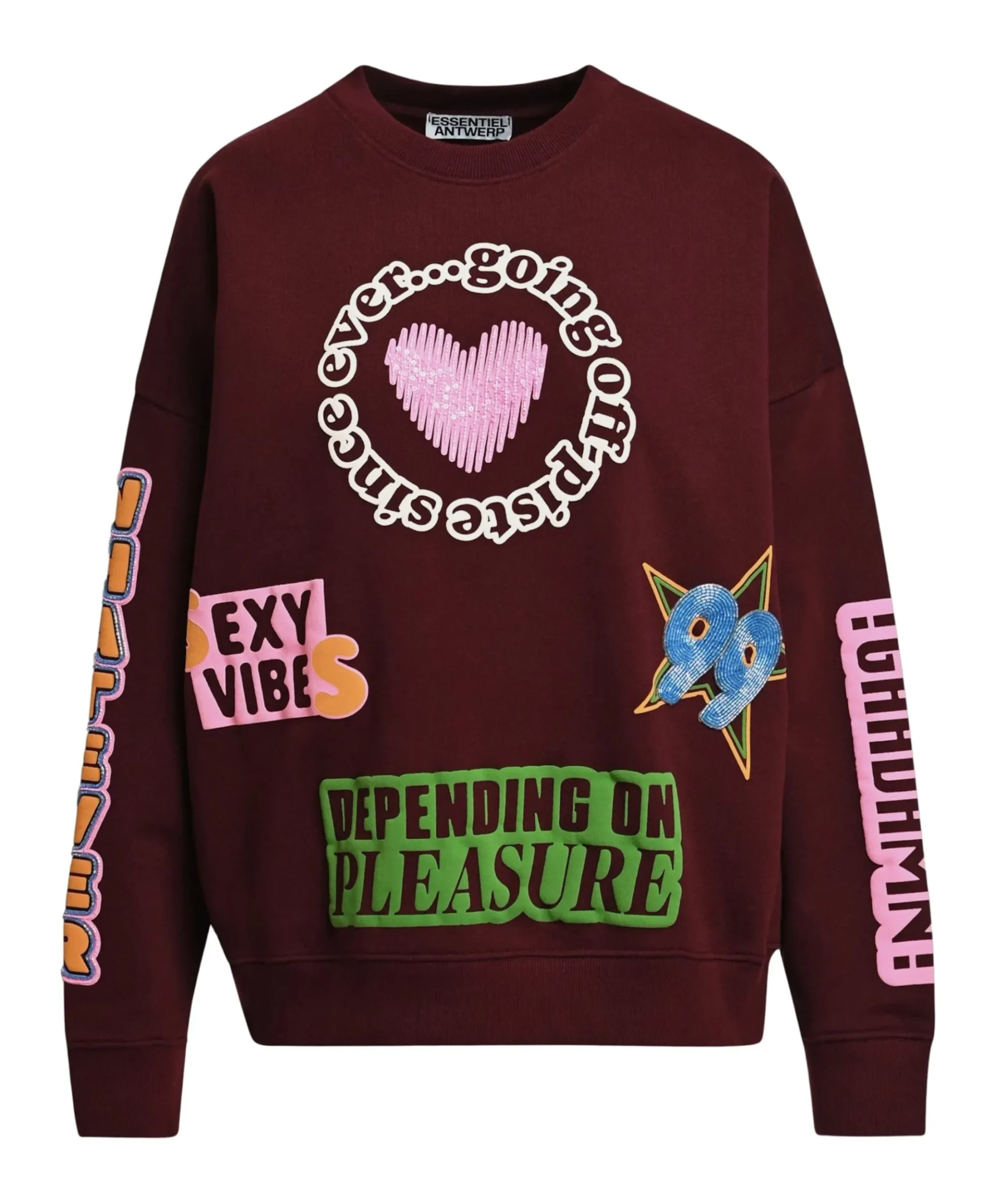 Dames sweater bordeaux