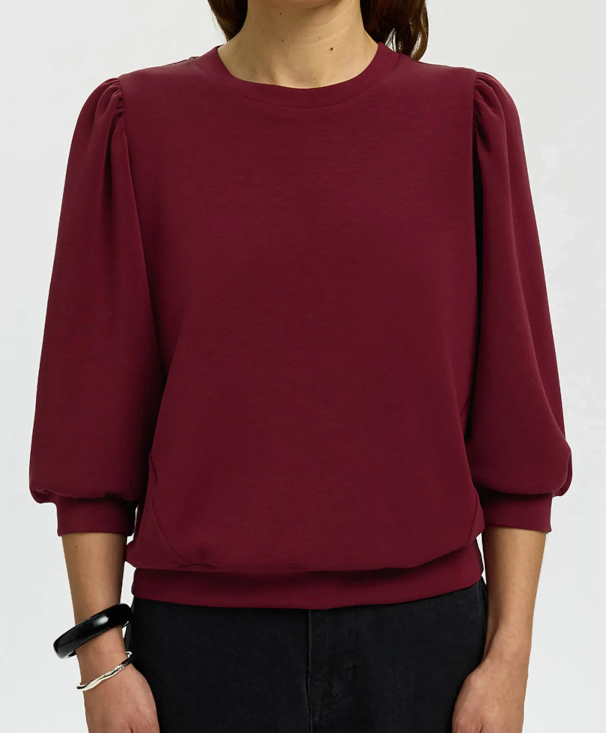 Dames sweater bordeaux