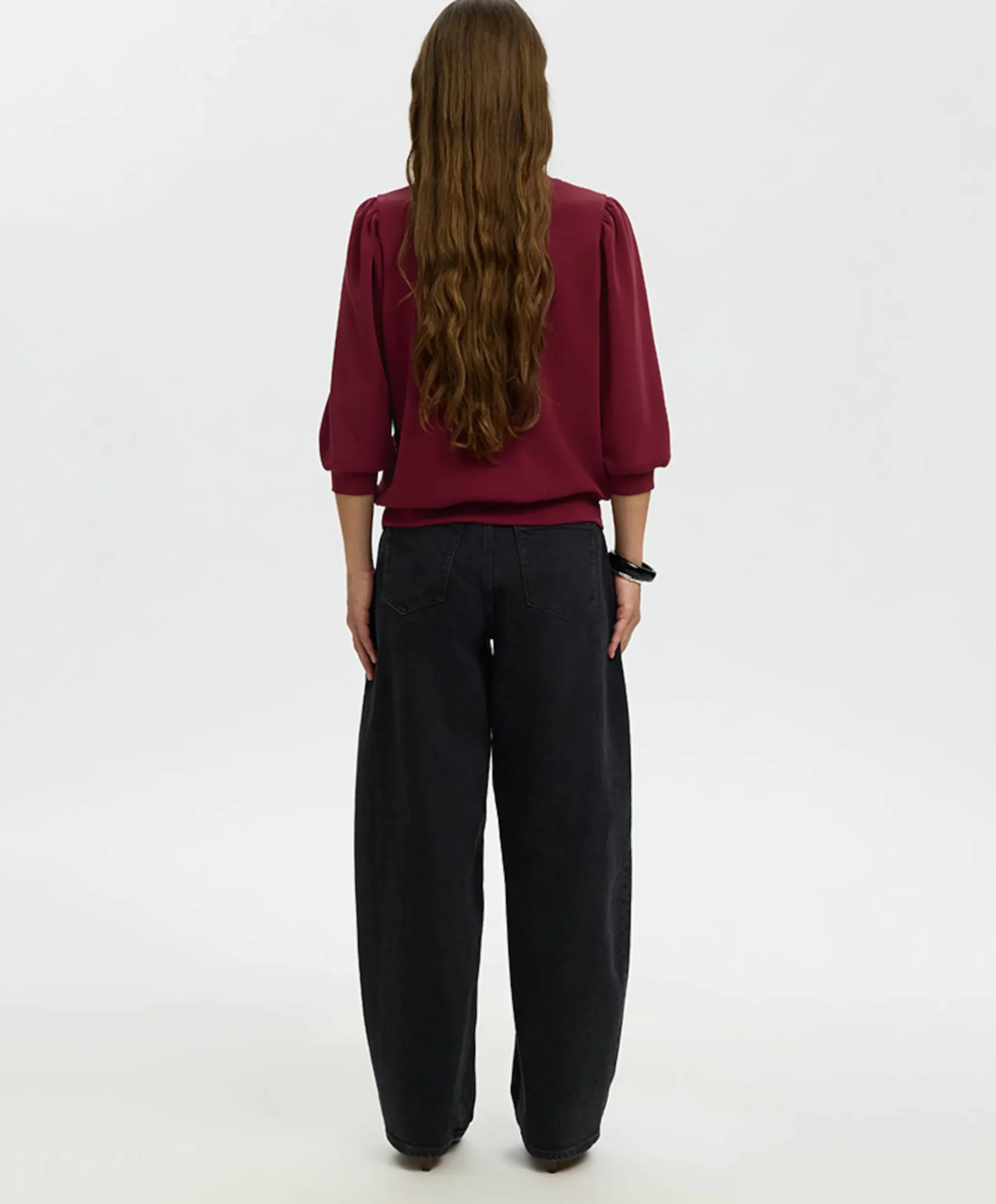 Dames sweater bordeaux