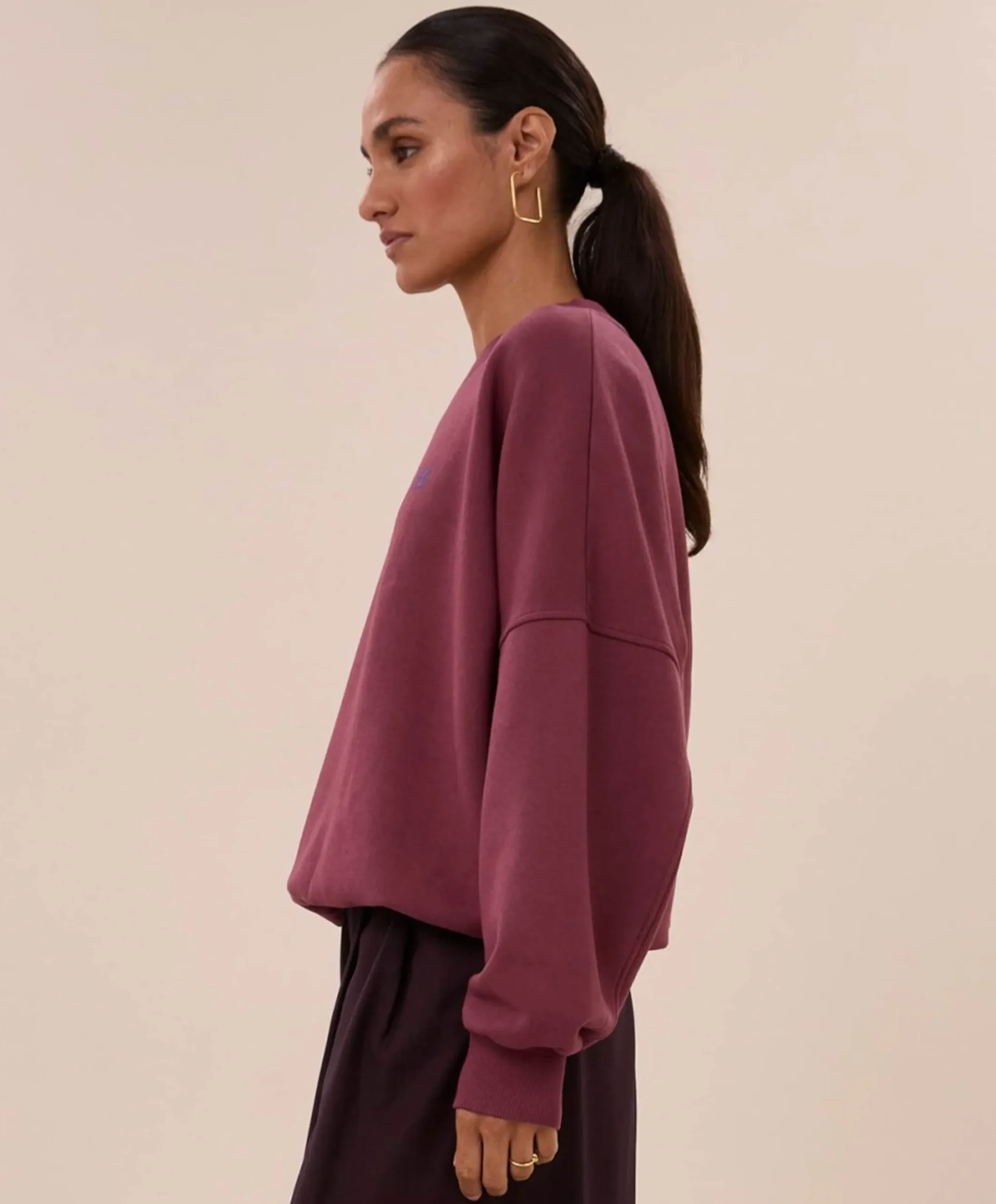 Dames sweater bordeaux