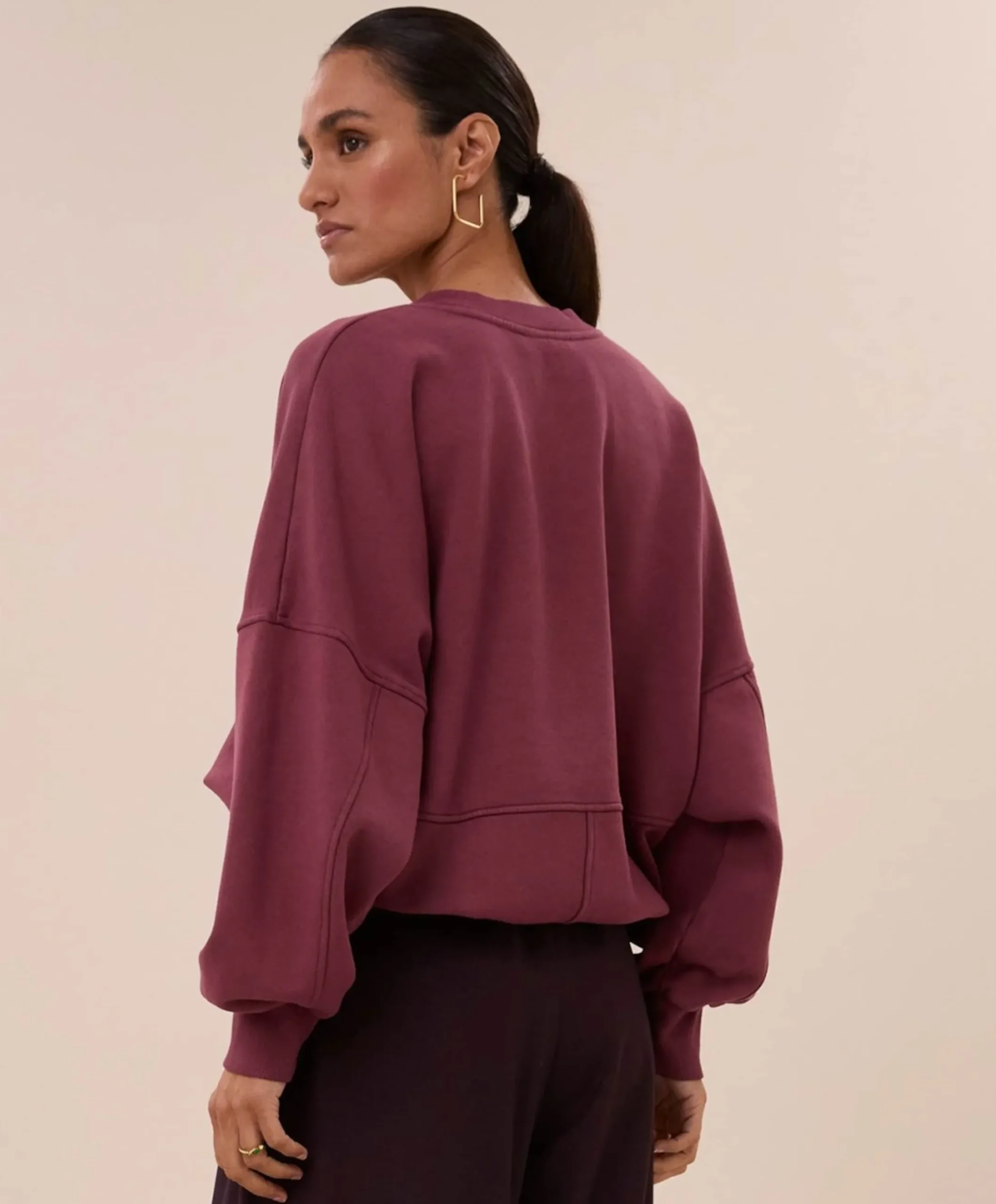 Dames sweater bordeaux