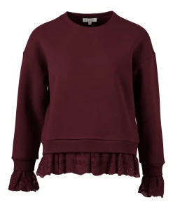 Dames sweater bordeaux