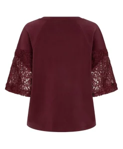 Dames sweater bordeaux