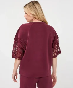 Dames sweater bordeaux