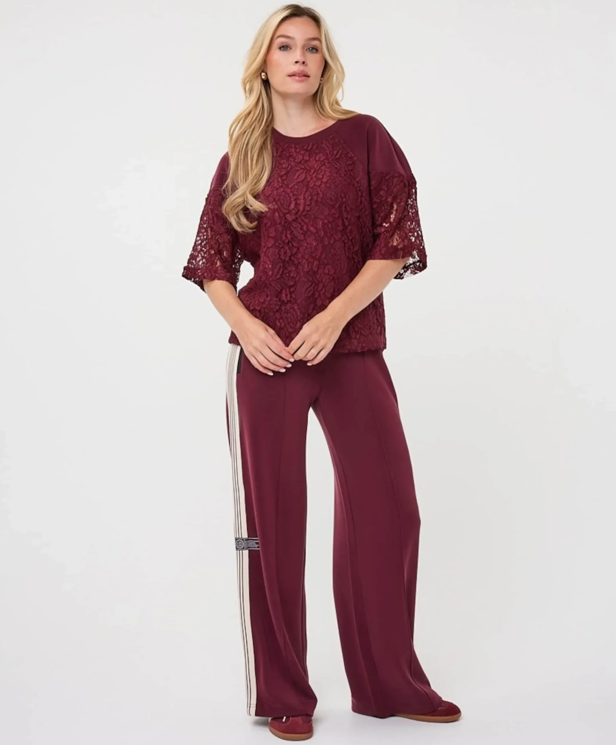 Dames sweater bordeaux
