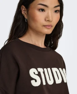 Dames sweater bruin